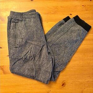 GAP Heather Gray Structured Joggers with Black Cuffs - Fall 2015 - Size S